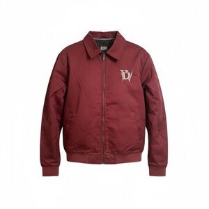 BLIZZARD ENTERTAINMENT Men's L DIABLO IV 4 ZIP-UP WORK JACKET UTILITY Dark Red